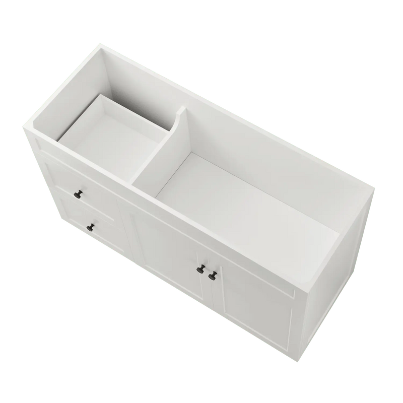 Harold Federation Free Standing Cabinet Matte White LK-FH124LL-MW