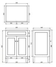 Lukka Harold Federation Free Standing Cabinet (600mm) Lukka