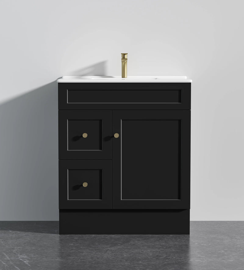 Harold Federation Free Standing Cabinet Matte Black LK-FH74LL-MB