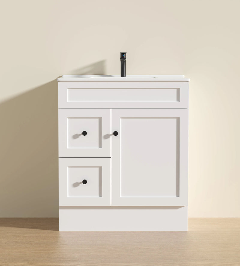 Harold Federation Free Standing Cabinet Matte White LK-FH74LL-MW
