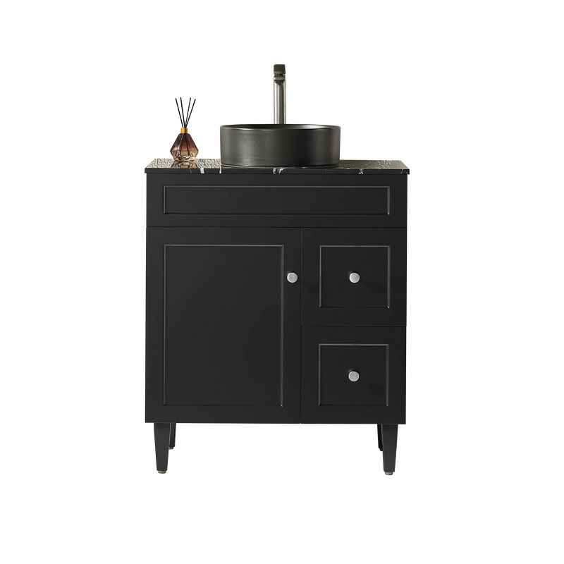 Harold Federation Free Standing Cabinet Matte Black LK-FH74RL-MB