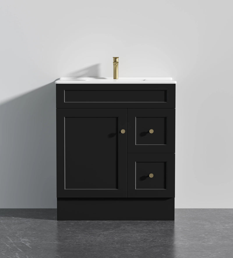 Harold Federation Free Standing Cabinet Matte Black LK-FH74RL-MB