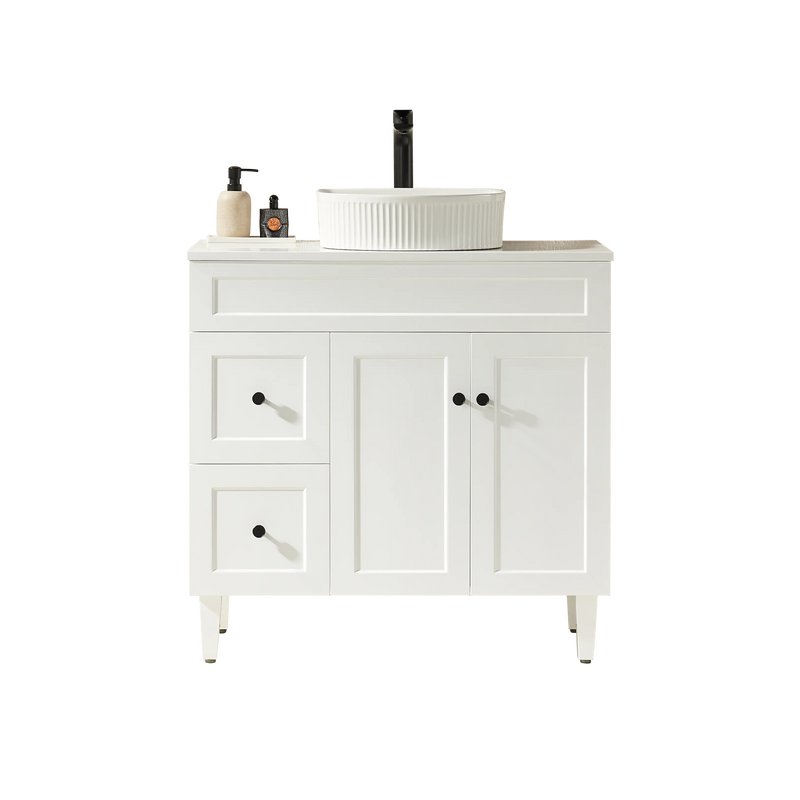 Harold Federation Free Standing Cabinet Matte White LK-FH94LL-MW