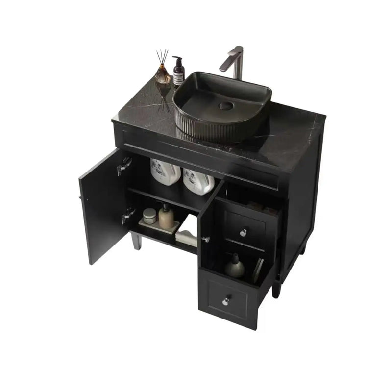 Harold Federation Free Standing Cabinet Matte Black LK-FH94RL-MB