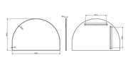 Lukka Arco Framed Mirror (1200/1500mm) Lukka