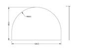 Lukka Arco Framed Mirror (1200/1500mm) Lukka