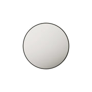Steel Frame 600mm Round Mirror - Matt Black mercioaustralia