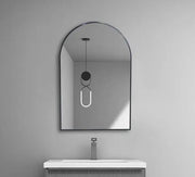 Framed ARCH Mirror 900mm*600mm Matt black FIL Kitchen Bathroom