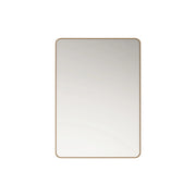Aluminum Framed 900mm Rectangular Mirror - Brushed Gold mercioaustralia