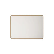 Aluminum Framed 900mm Rectangular Mirror - Brushed Gold mercioaustralia