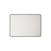Aluminum Framed 900mm Rectangular Mirror - Matt Black mercioaustralia
