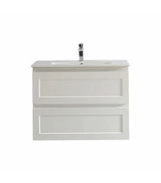 FREMANTLE MATTE WHITE WALL HUNG VANITY FIL Kitchen Bathroom