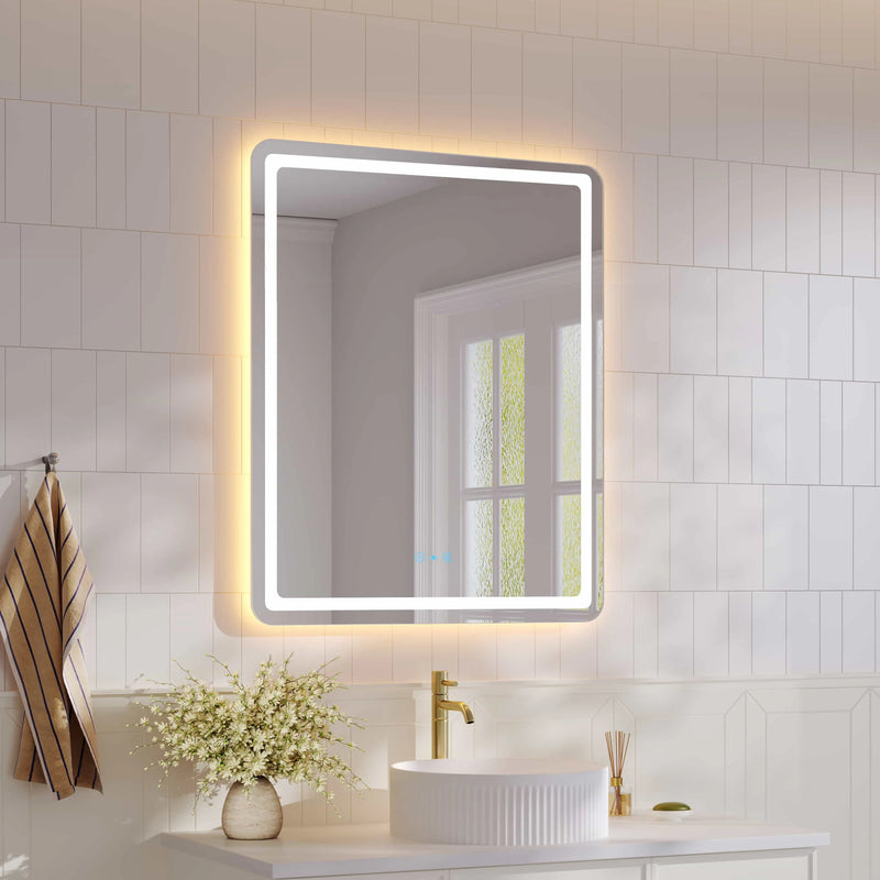 Freya 750×900mm LED Rectangular Mirror mercioaustralia