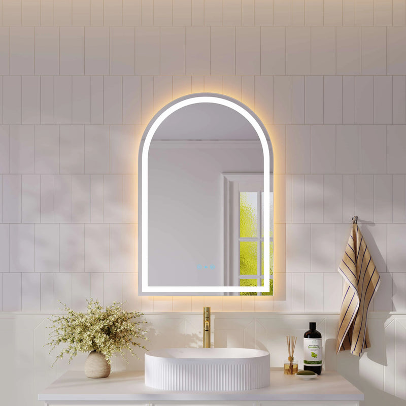 Freya 500/600×900mm LED Arch Mirror mercioaustralia
