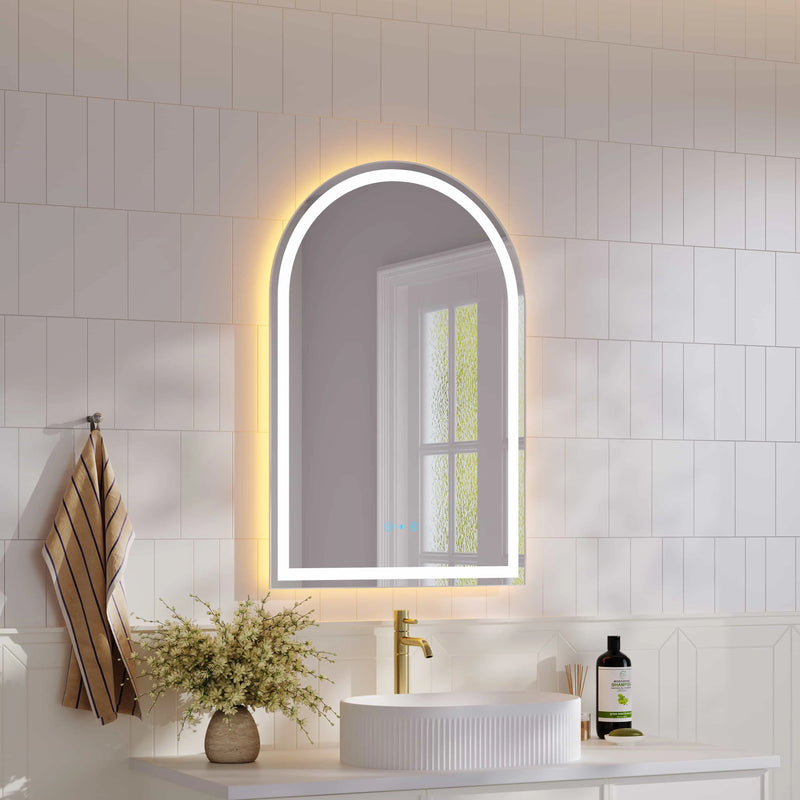 Freya 500/600×900mm LED Arch Mirror mercioaustralia