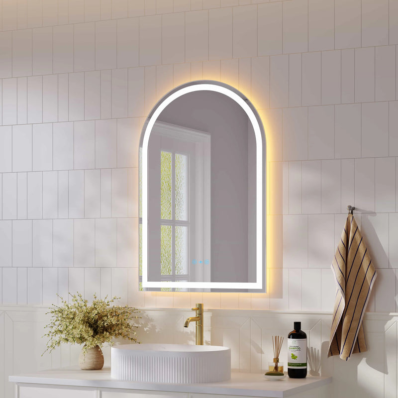 Freya 500/600×900mm LED Arch Mirror mercioaustralia