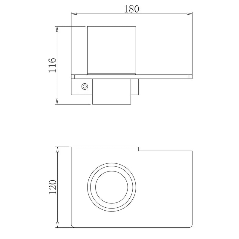 FLAT Series Tumbler Holder – Matt Black mercioaustralia