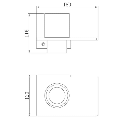 FLAT Series Tumbler Holder – Matt Black mercioaustralia