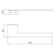 FLAT Series Towel Ring – Matt Black mercioaustralia