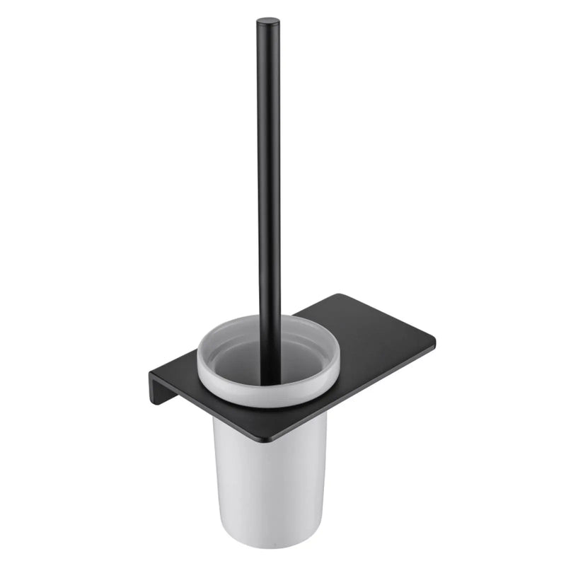 FLAT Series Toilet Brush Holder – Matt Black mercioaustralia