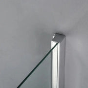 SEMI-FRAMELESS SLIDING DOOR CHROME FIL Kitchen Bathroom