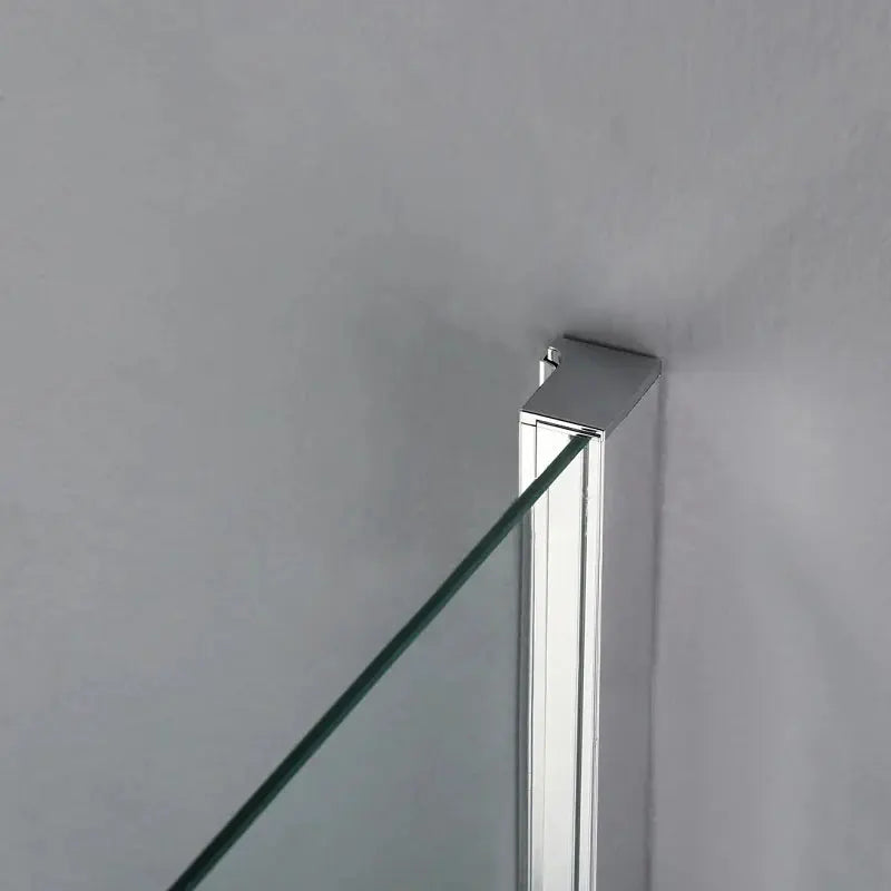 SEMI-FRAMELESS SLIDING DOOR CHROME FIL Kitchen Bathroom