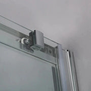 SEMI-FRAMELESS SLIDING DOOR CHROME FIL Kitchen Bathroom