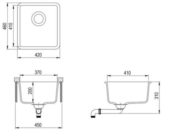 Granite kitchen sink450 x450