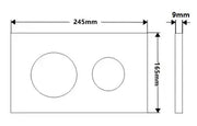 R&amp;T Round Push Plate G3004111 Lukka