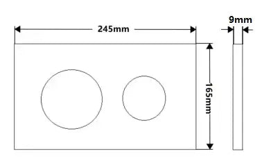 R&amp;T Round Push Plate G3004111 Lukka