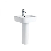 Freestanding Art Basin Ceramic Gloss White 550mmX420mmX830mm - FIL Kitchen Bathroom