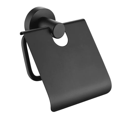 Globe Series Paper Holder With Lid - Matt Black mercioaustralia