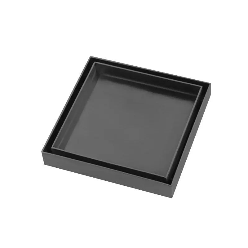 120x120mm Gunmetal Tile Insert Drain - FIL Kitchen Bathroom