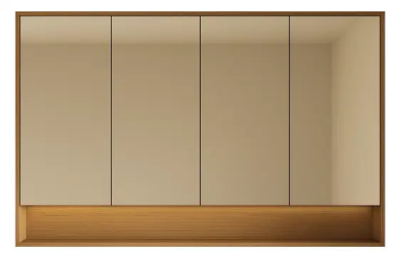 Classic Oak Grace Shaving Cabinet (600/750/900/1200/1500mm) POSEIDON