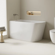 Harvard Rectangular Corner Bathtub - Gloss White mercioaustralia
