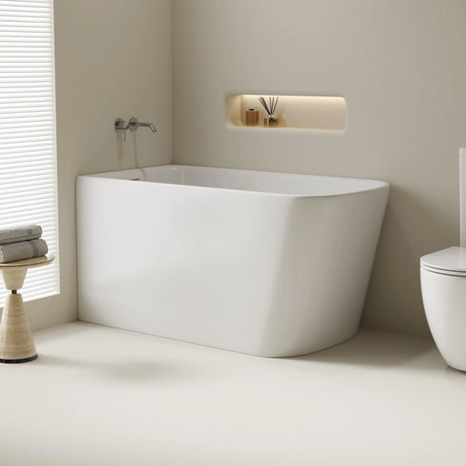 Harvard Rectangular Corner Bathtub - Gloss White mercioaustralia
