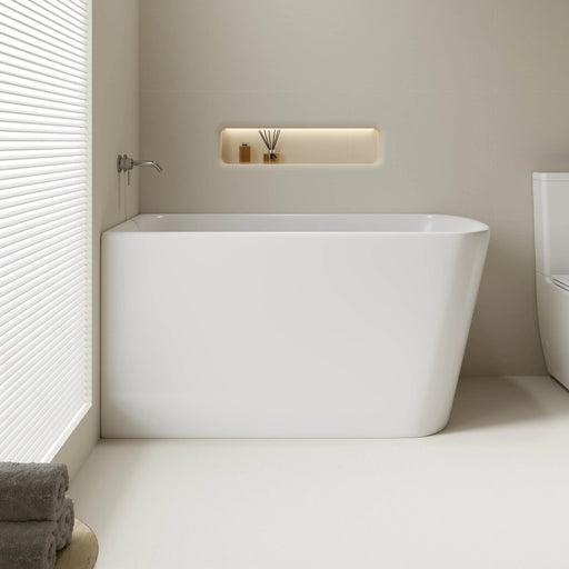 Harvard Rectangular Corner Bathtub - Gloss White mercioaustralia