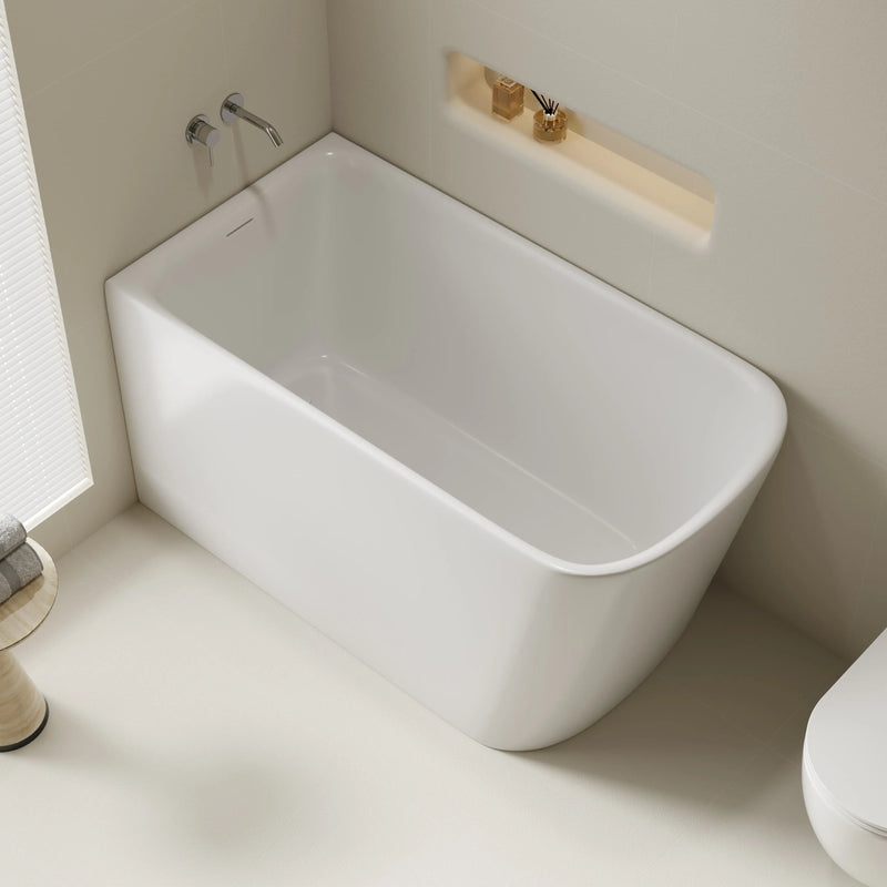 Harvard Rectangular Corner Bathtub - Gloss White mercioaustralia