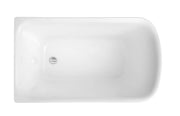 Harvard Rectangular Corner Bathtub - Gloss White mercioaustralia