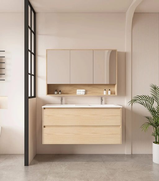 HERA 1200mm Wall-Hung Vanity - Tas Oak mercioaustralia
