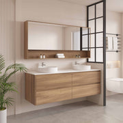 HERA 1500mm Wall-Hung Vanity - Elegant  Oak mercioaustralia