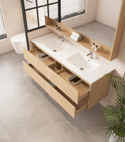 HERA 1500mm Wall-Hung Vanity - Tas Oak mercioaustralia