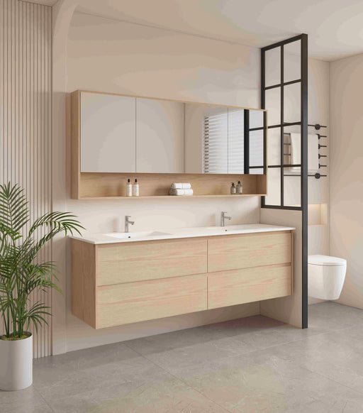 HERA 1800mm Wall-Hung Vanity - Tas Oak mercioaustralia