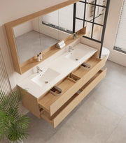HERA 1800mm Wall-Hung Vanity - Tas Oak mercioaustralia