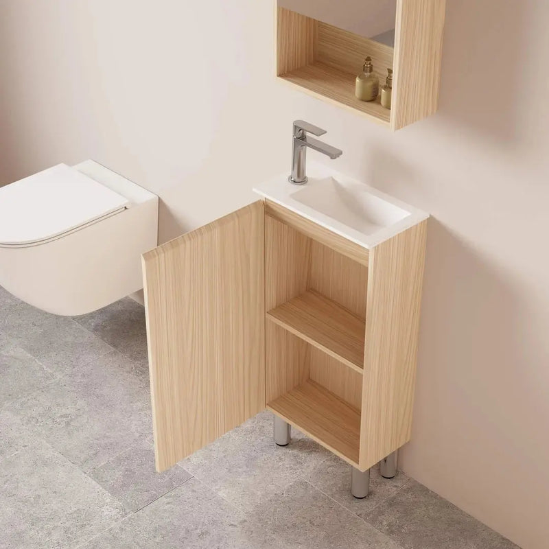 HERA 400mm Slim Freestanding Vanity with Basin mercioaustralia