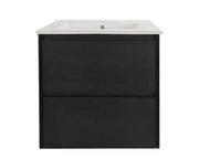 HERA 600mm Wall-Hung Vanity - Black Oak mercioaustralia