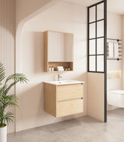 HERA 600mm Wall-Hung Vanity - Tas Oak mercioaustralia