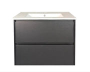 HERA 750mm Wall-Hung Vanity - Black Oak mercioaustralia