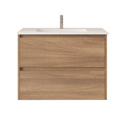 HERA 750mm Wall-Hung Vanity - Elegant  Oak mercioaustralia
