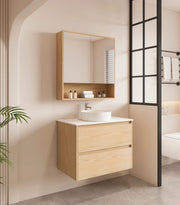 HERA 750mm Wall-Hung Vanity - Tas Oak mercioaustralia